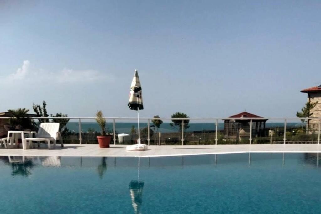 Seaview Dreamy Apartment With A Pool And Garden Sinemoretz Luaran gambar